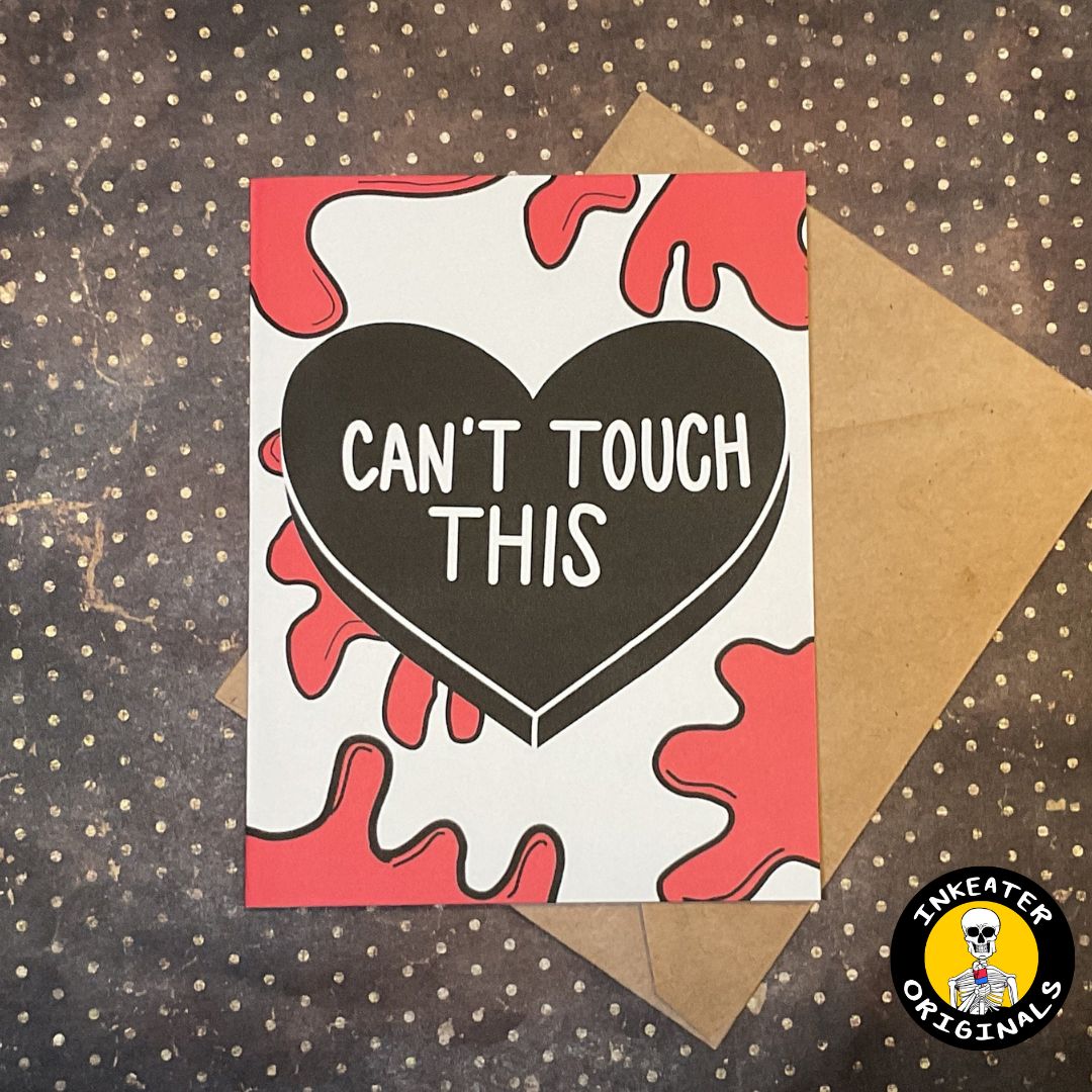 Can't Touch This Horror Card – Spooky Anniversary Gift Idea