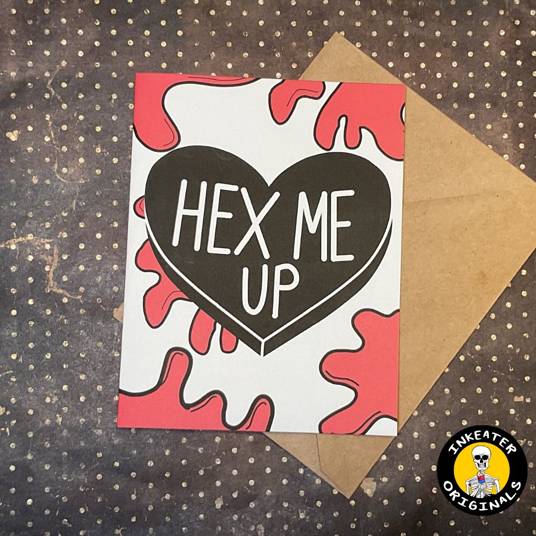 Hex Me Up Horror Card – Spooky Anniversary for Horror Fans