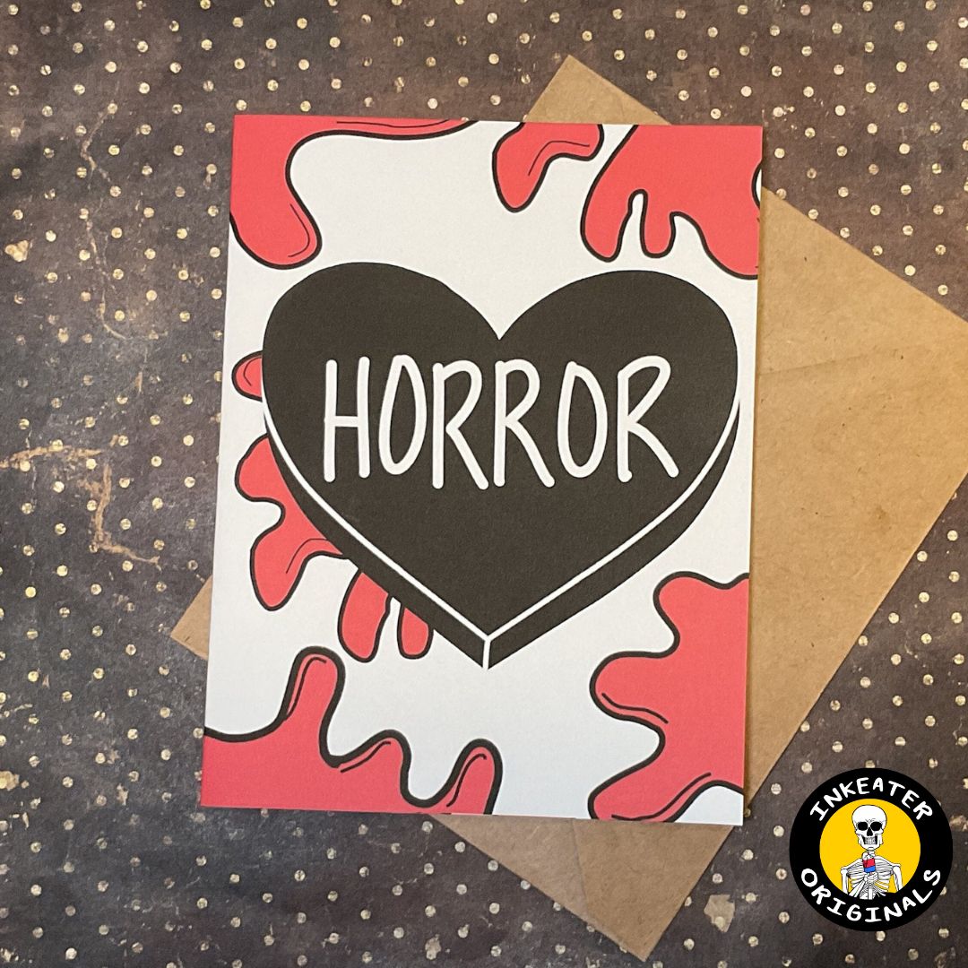 Sinister Sweetness Horror Card – Spooky Anniversary Gift
