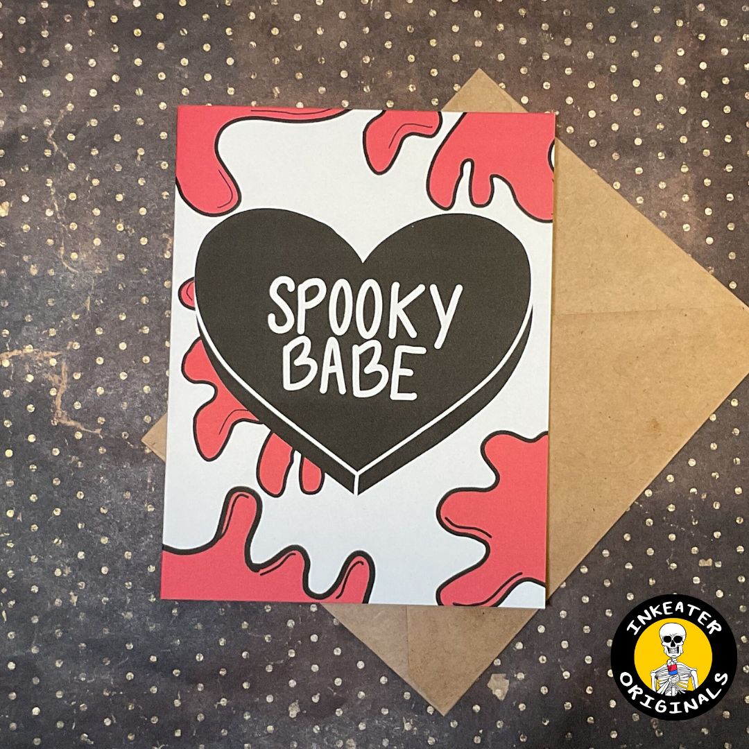 Spooky Babe Horror Card – Unique Anniversary Gift
