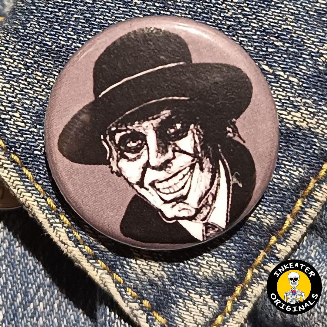 Reverend Henry Kane Horror Pin | Poltergeist 2 Inspired Button