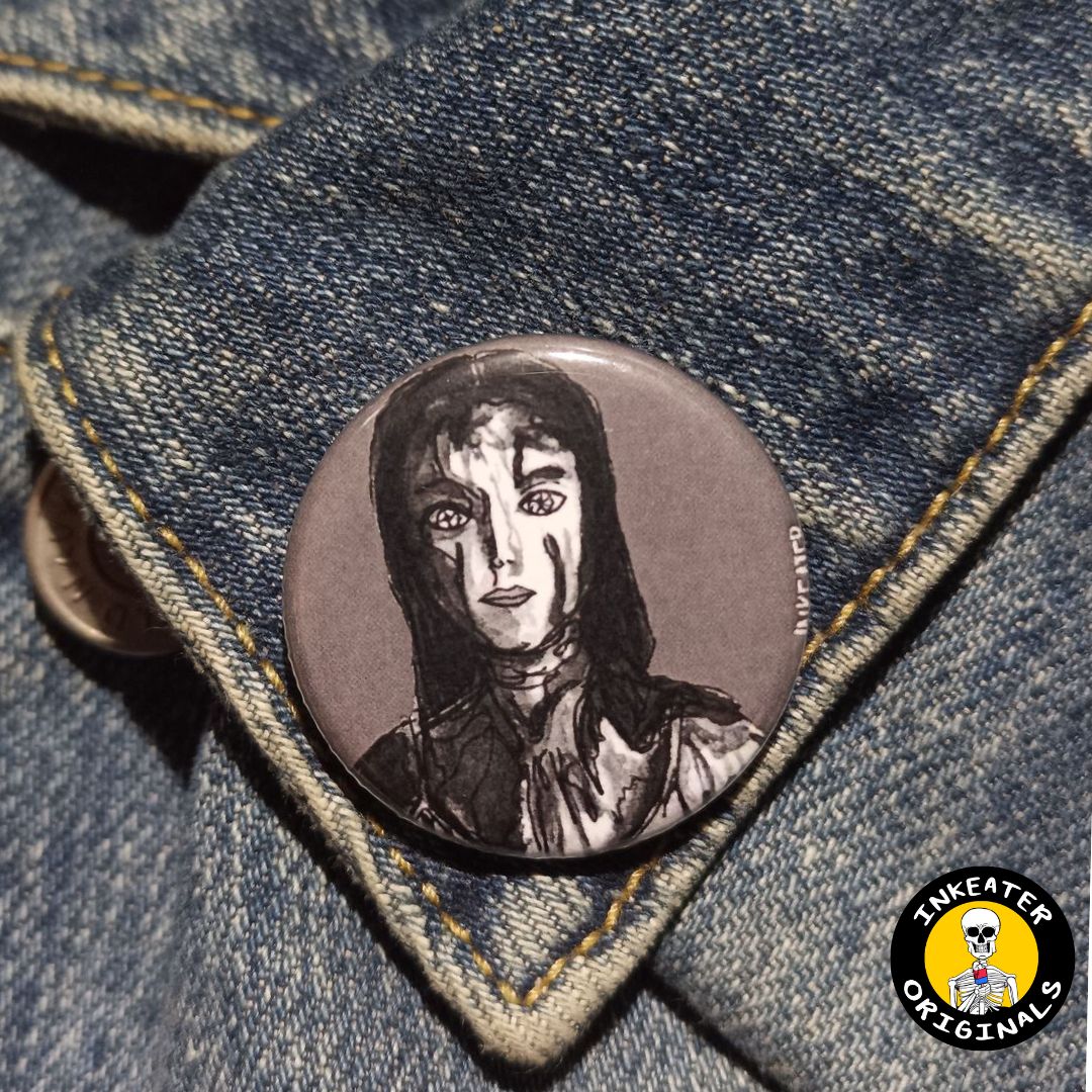 Carrie White Pinback Button – Horror Movie Icon Collectible Gift - Inkeater Originals