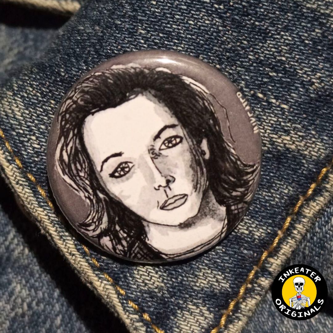 Clarice Starling Pin | Hannibal-Inspired Horror Button