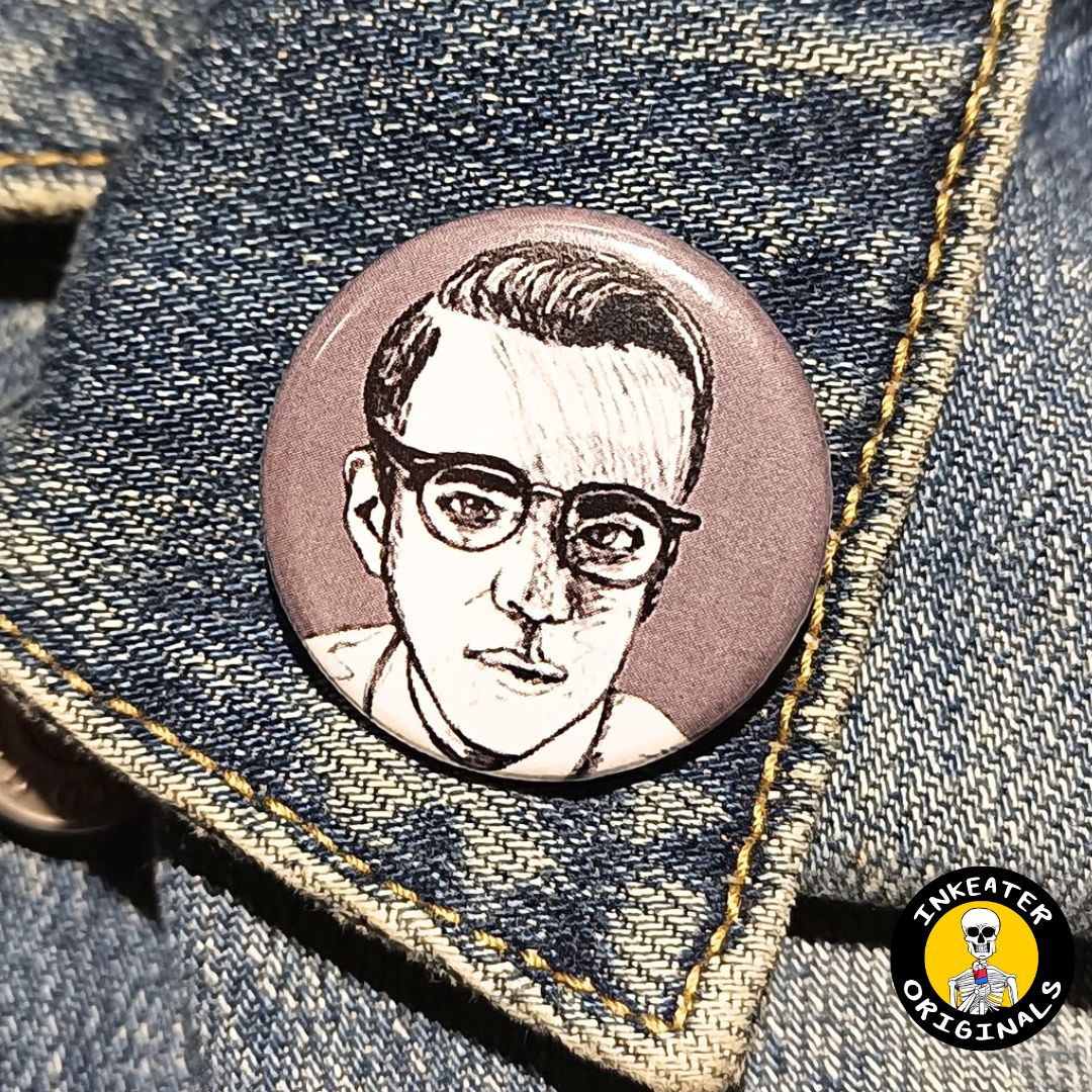 Dr. Oliver Thredson AHS Button – Creepy Gift for Horror Fans- Inkeater Originals Social