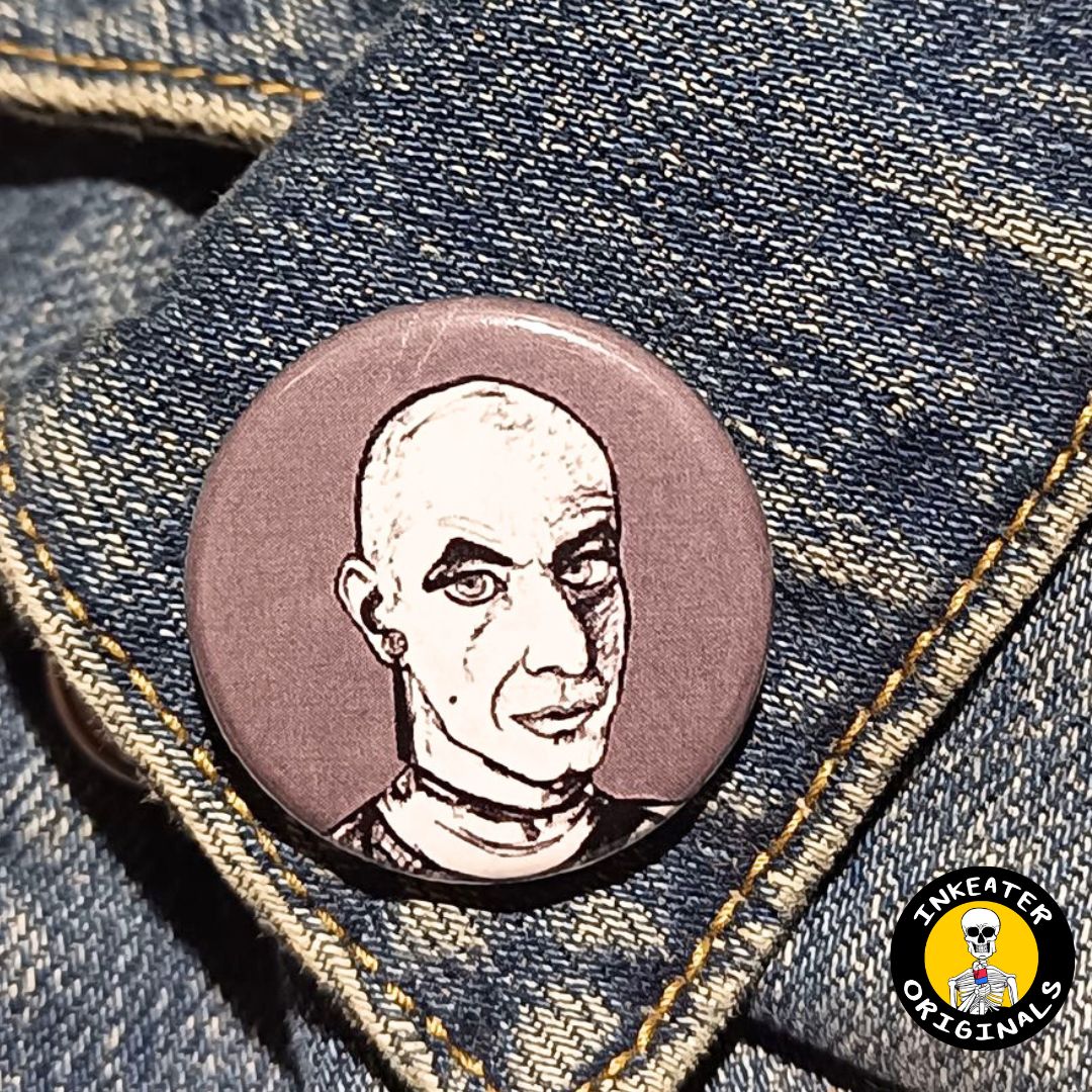 Liz Taylor AHS Hotel Button – Horror Gift for AHS Fans - Inkeater Originals