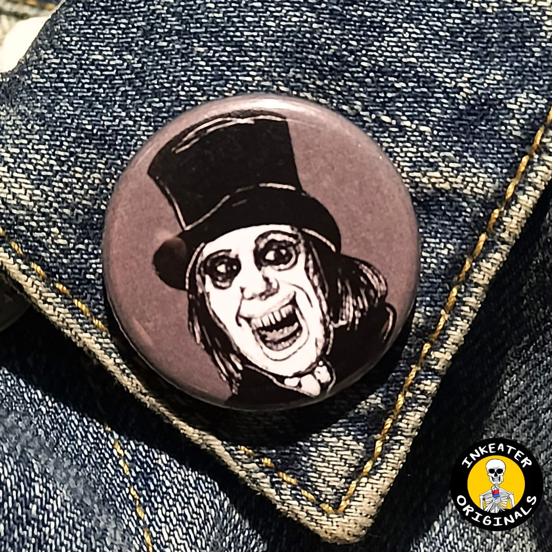 London After Midnight Pin | Edward C. Burke Horror Button