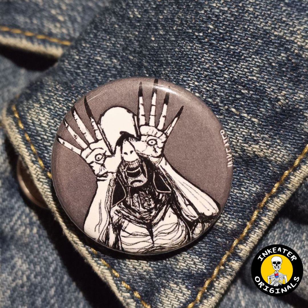 Pale Man Pin | Pan’s Labyrinth Horror Button Gift