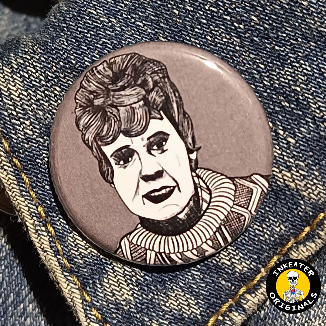 Pamela Voorhees Button | Friday the 13th Horror Pin