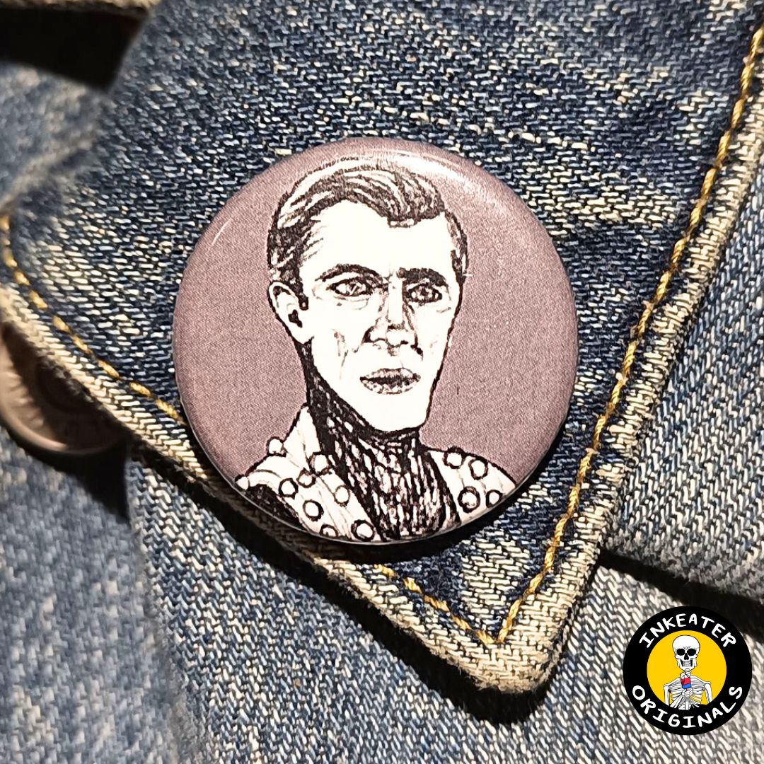 Paul the Illustratåçed Seal AHS Button – Freak Show Collectible - Inkeater Originals Social