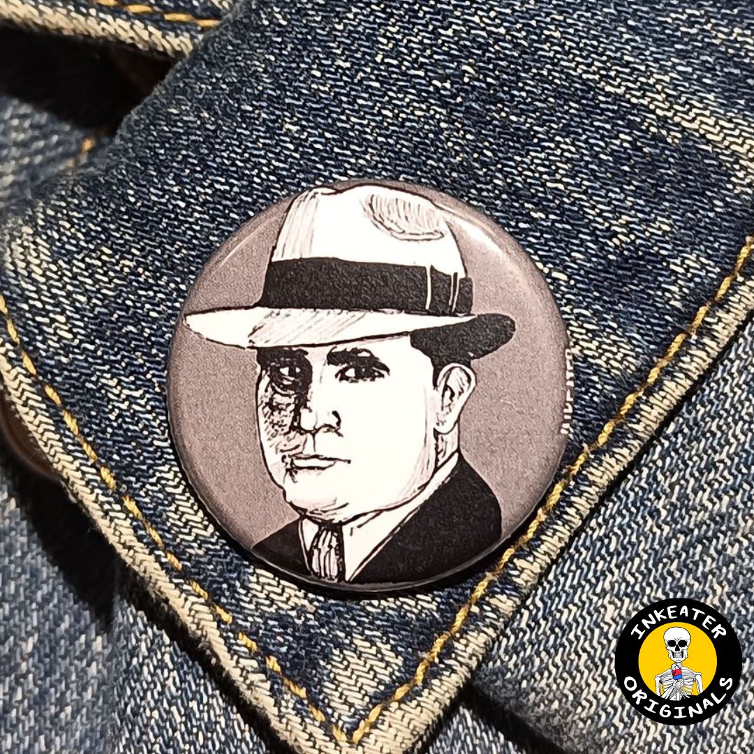 Robert E. Howard Pinback Button – Pulp Horror Gift for Fans