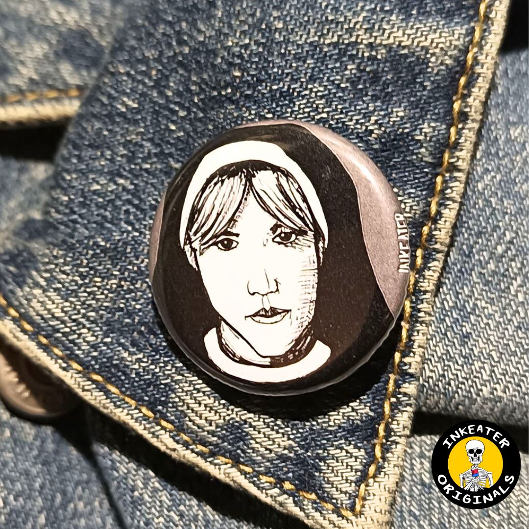 Sister Mary Eunice AHS Button – Spooky Gift for Horror Fans- Inkeater Originals