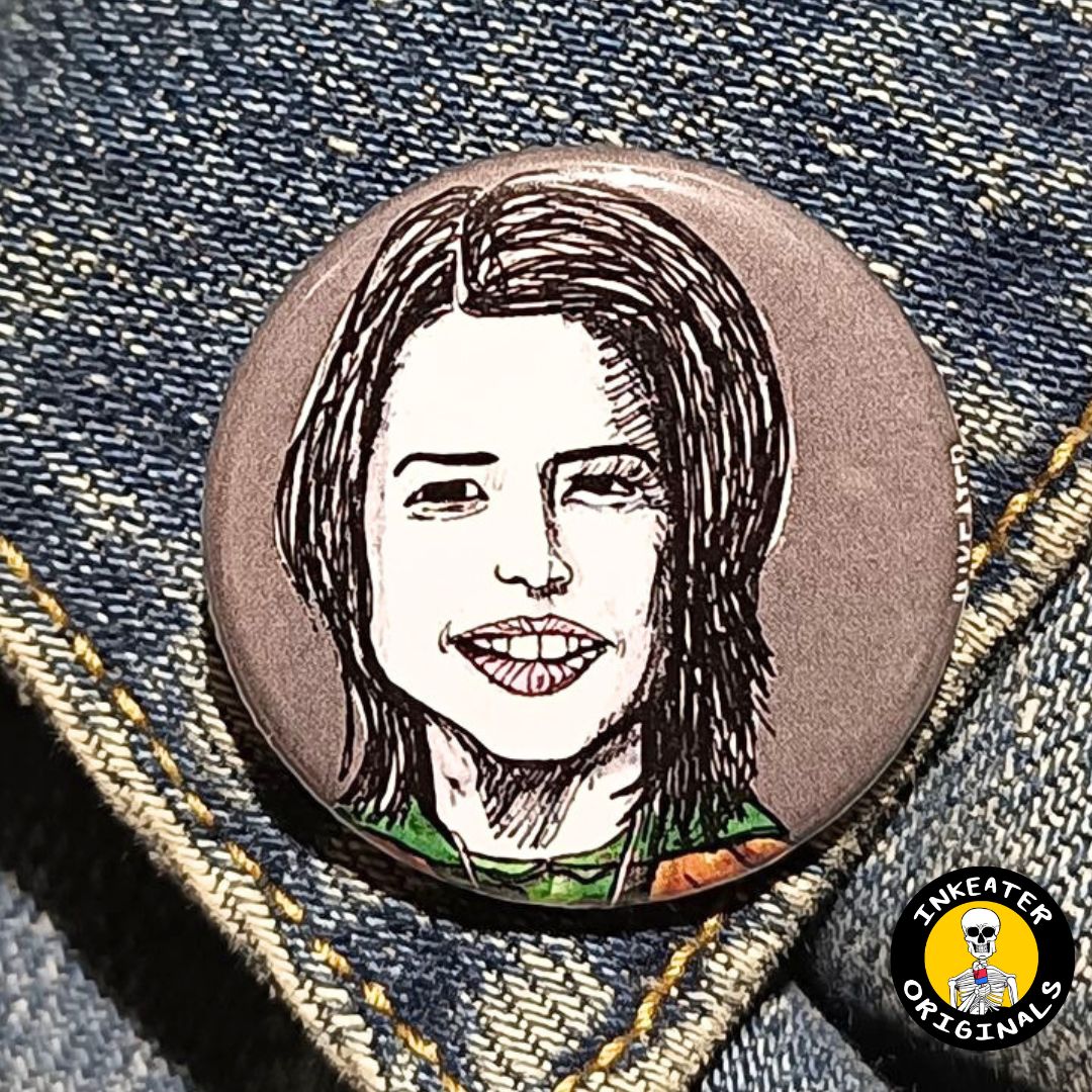 Sydney Prescott Scream Pin | Final Girl Horror Button