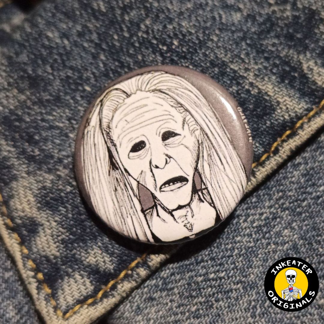 The Hag from Curtains pin