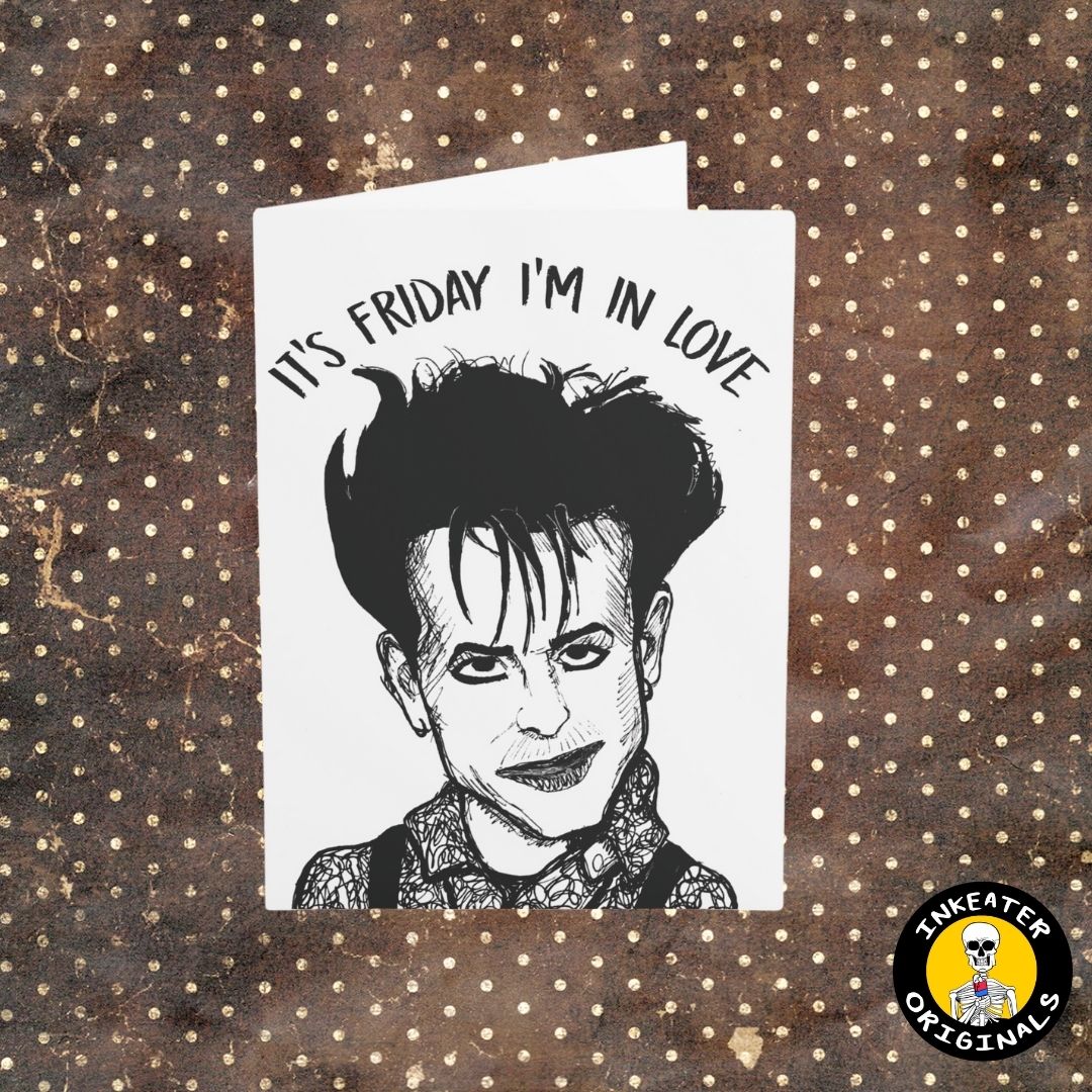 It's Friday I'm In Love - 80s Music Love Card