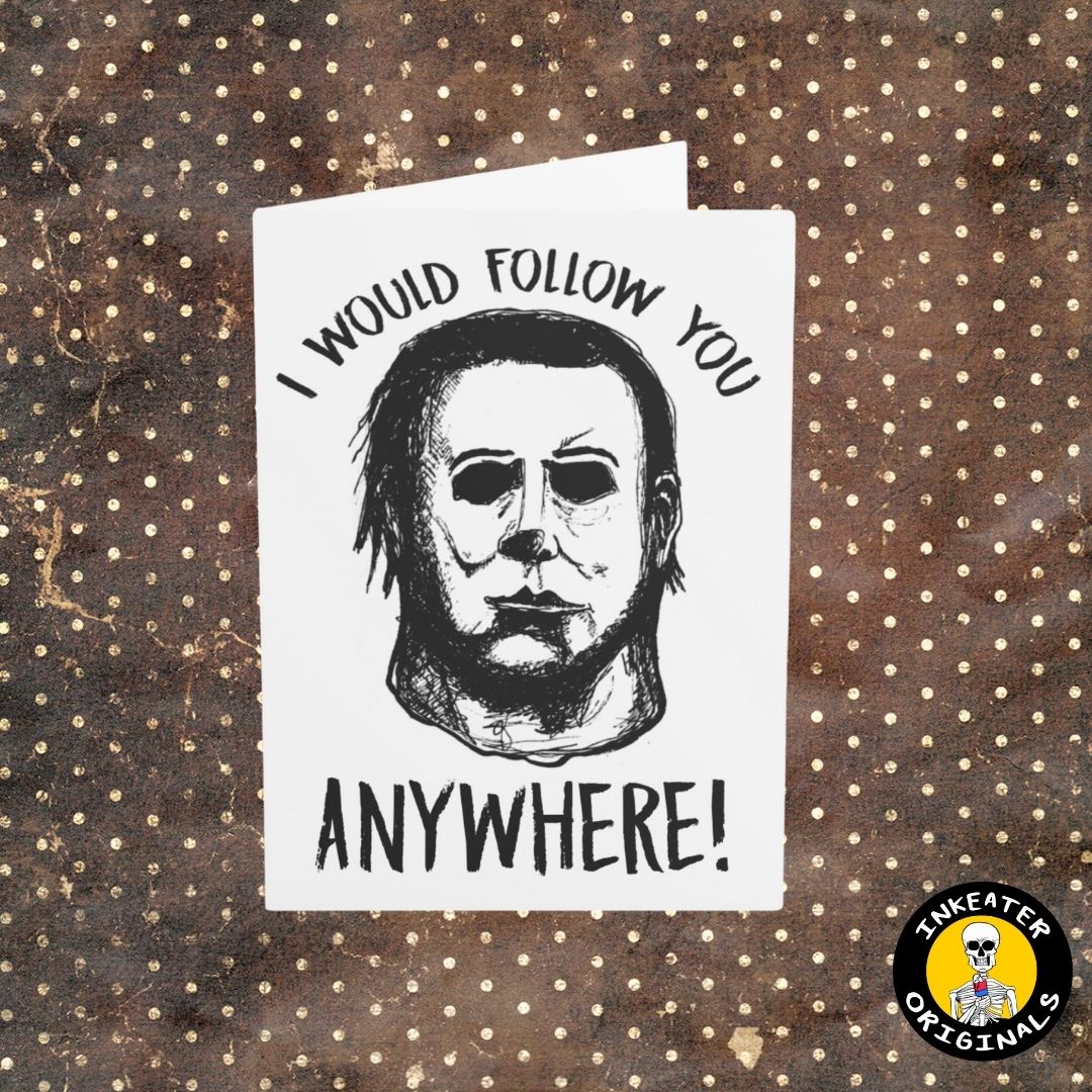 Surprise your horror-loving Valentine with our Hockey Masked Slayer Valentine's Card. Perfect for fans of iconic horror characters. Shop now!