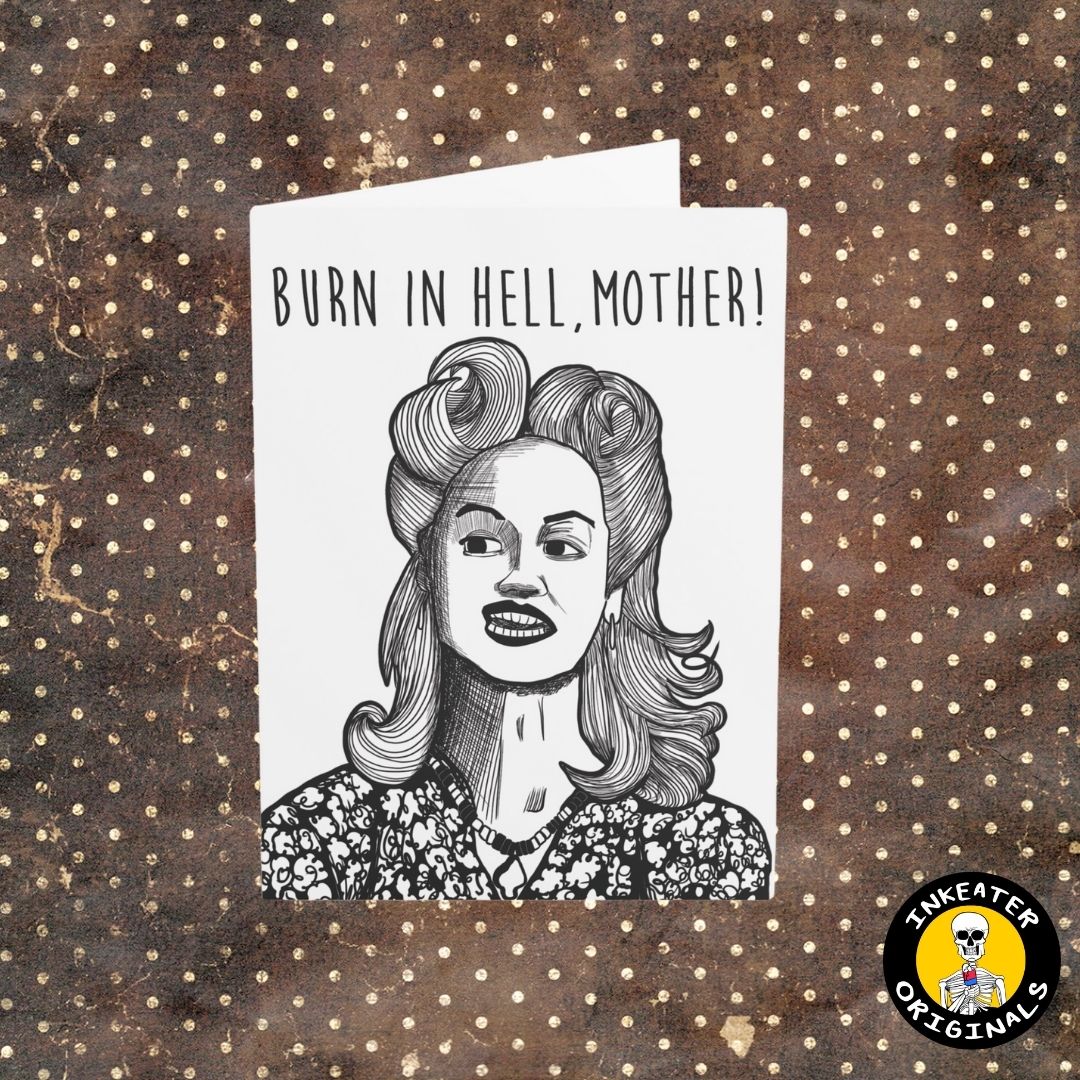 90s horror mom from people under the stars card